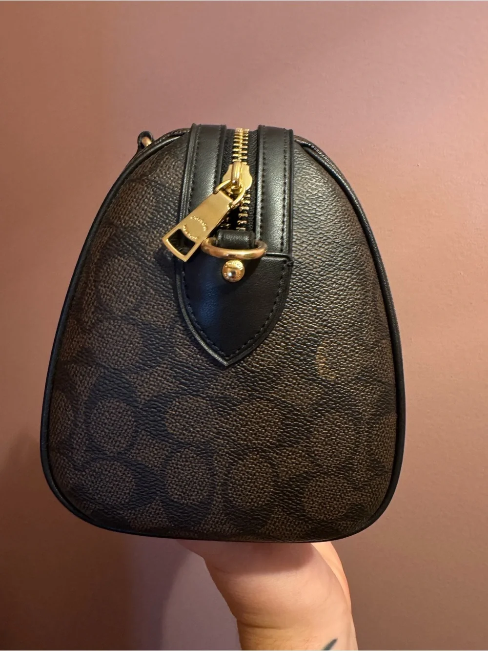 Coach Regular Rowan in Dark Brown/Black